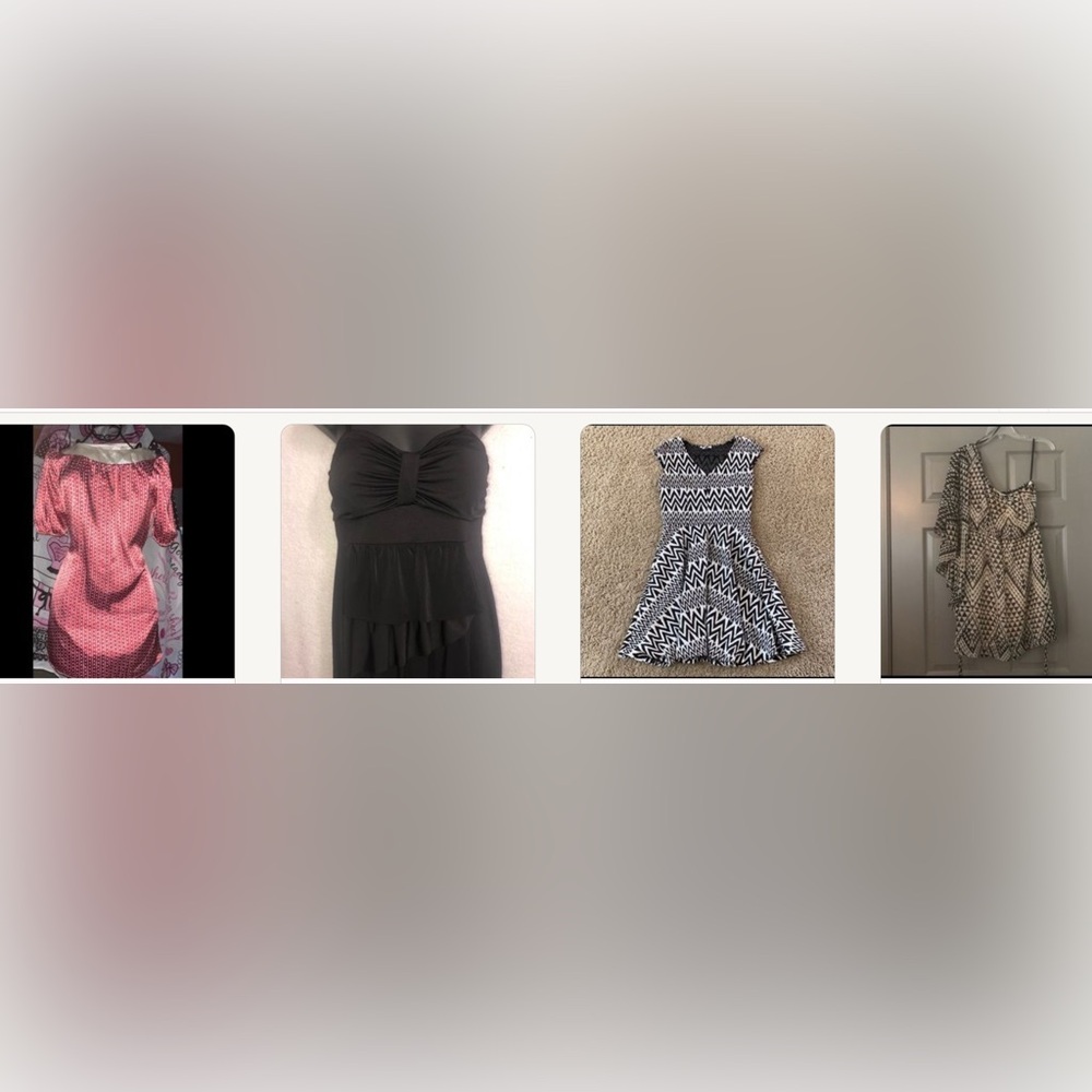 Bundle of four medium dresses